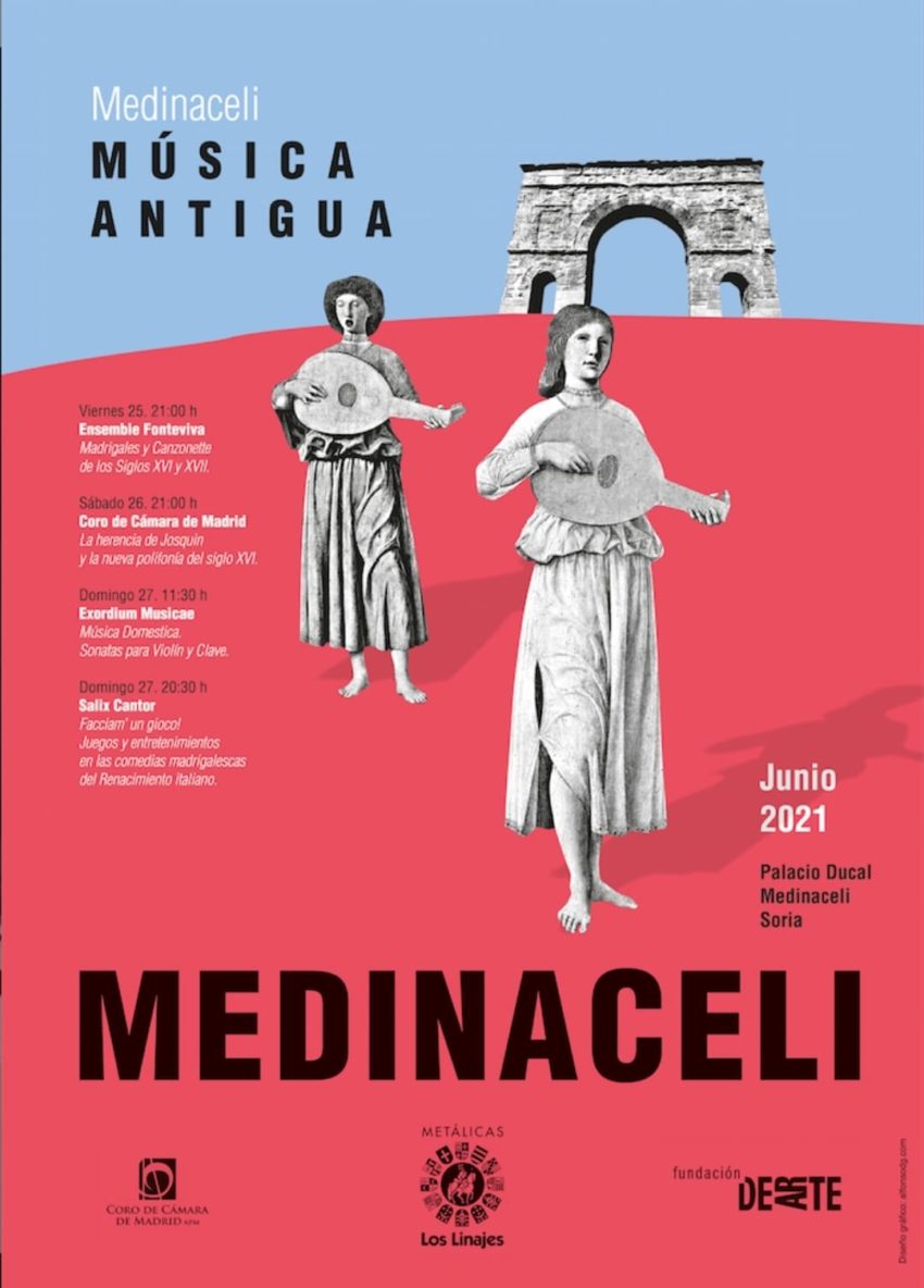 MEDINACELI MÚSICA ANTIGUA COMUNICA SU CARTEL PARA ESTE FIN DE SEMANA