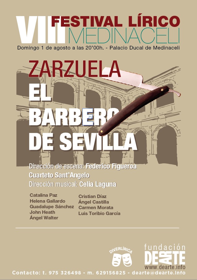 VIII Festival Lírico Medinaceli, Zarzuela El Barbero de Sevilla