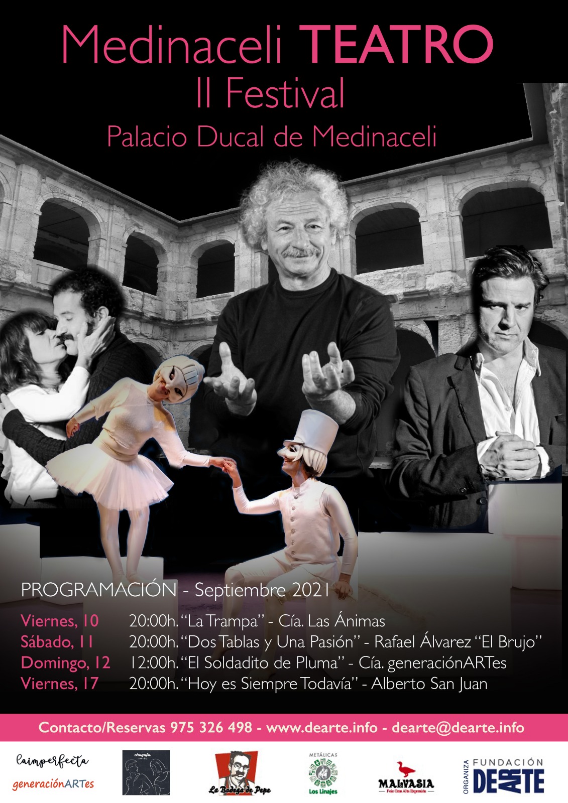 Programación Medinaceli TEATRO 2021 – 10 11 12 y 17 septiembre