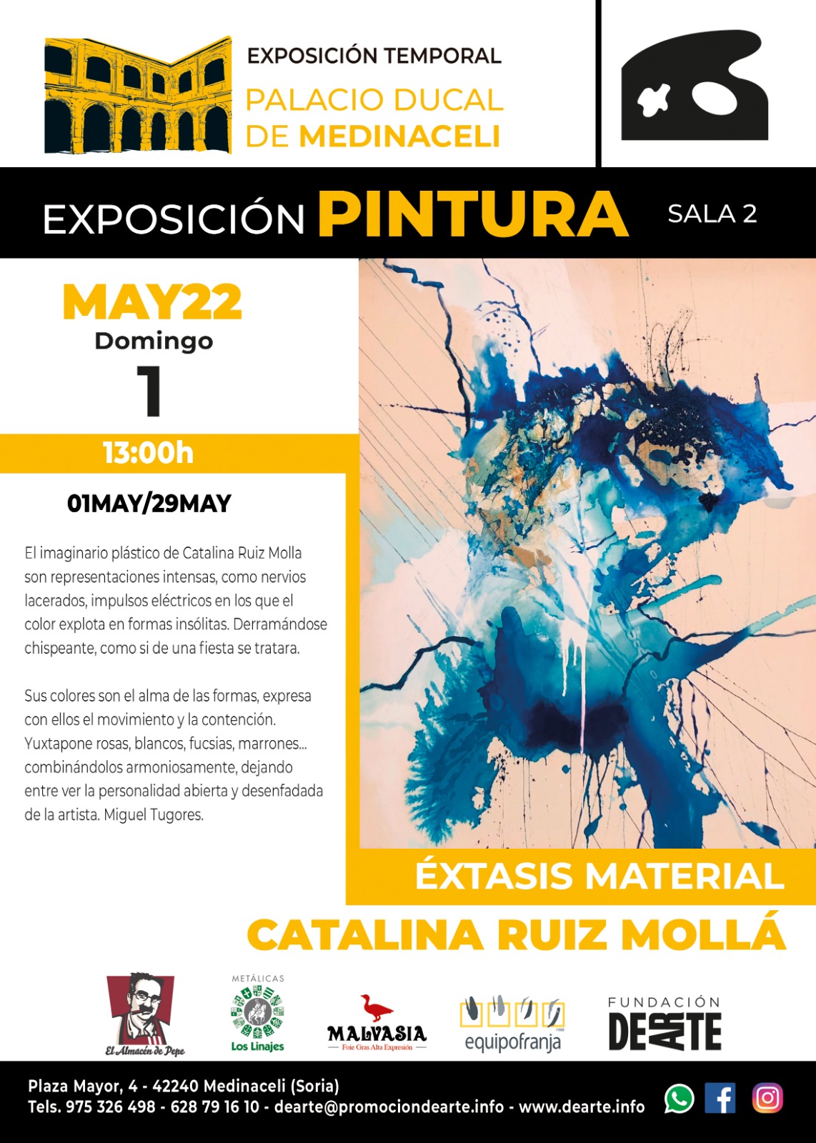 Exposición Temporal Catalina Ruiz Mollá ” ÉXTASIS MATERIAL”