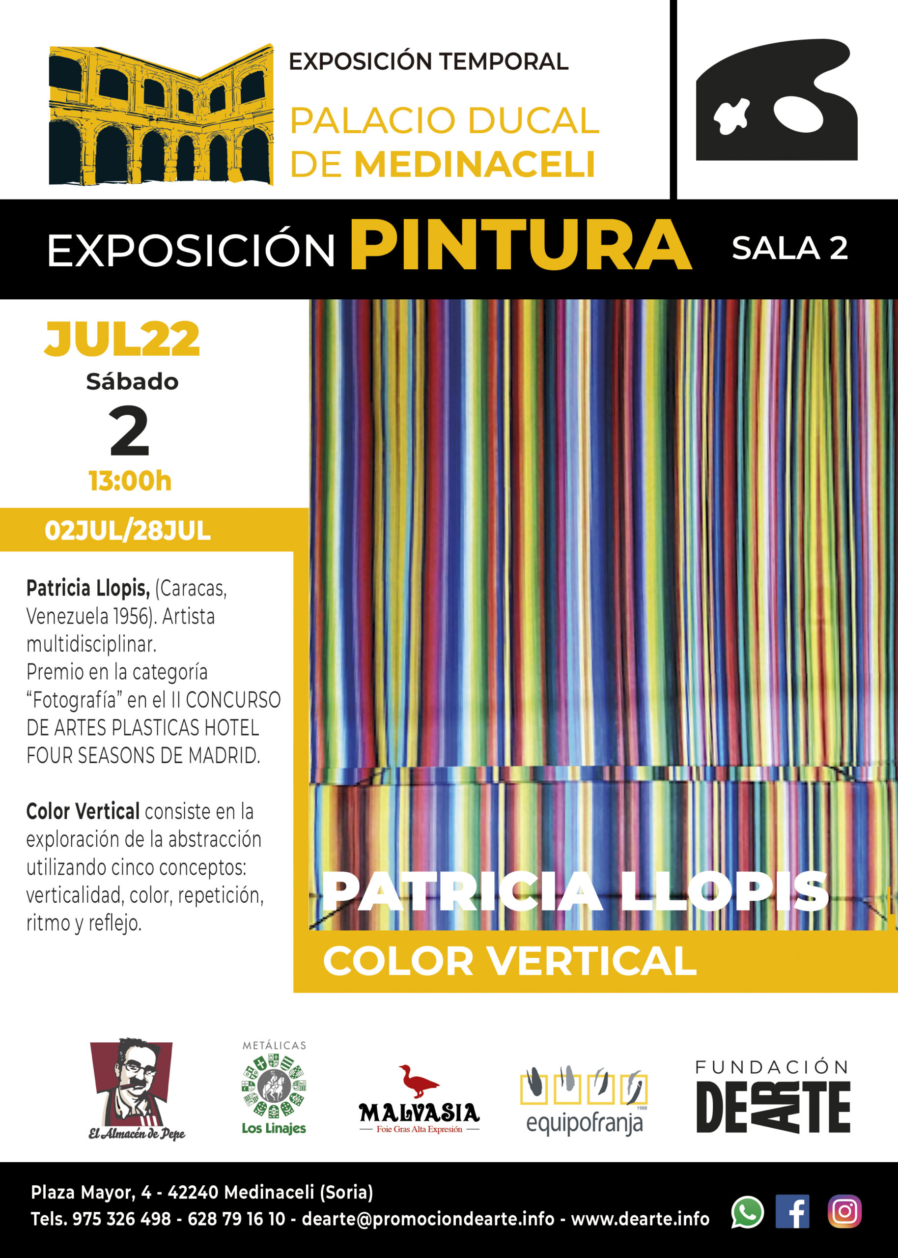 Exposición Temporal Patricia Llopis ” COLOR VERTICAL”