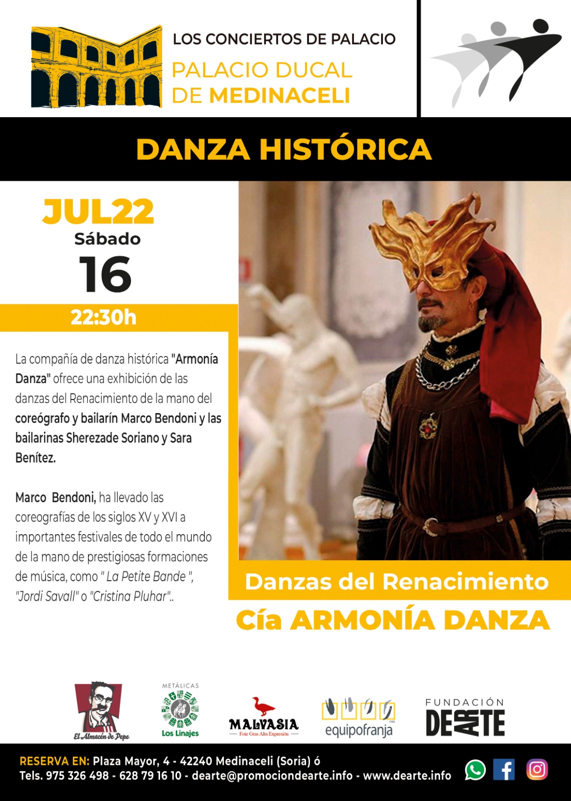 Danzas del Renacimiento por la Cía. Armonía Danza