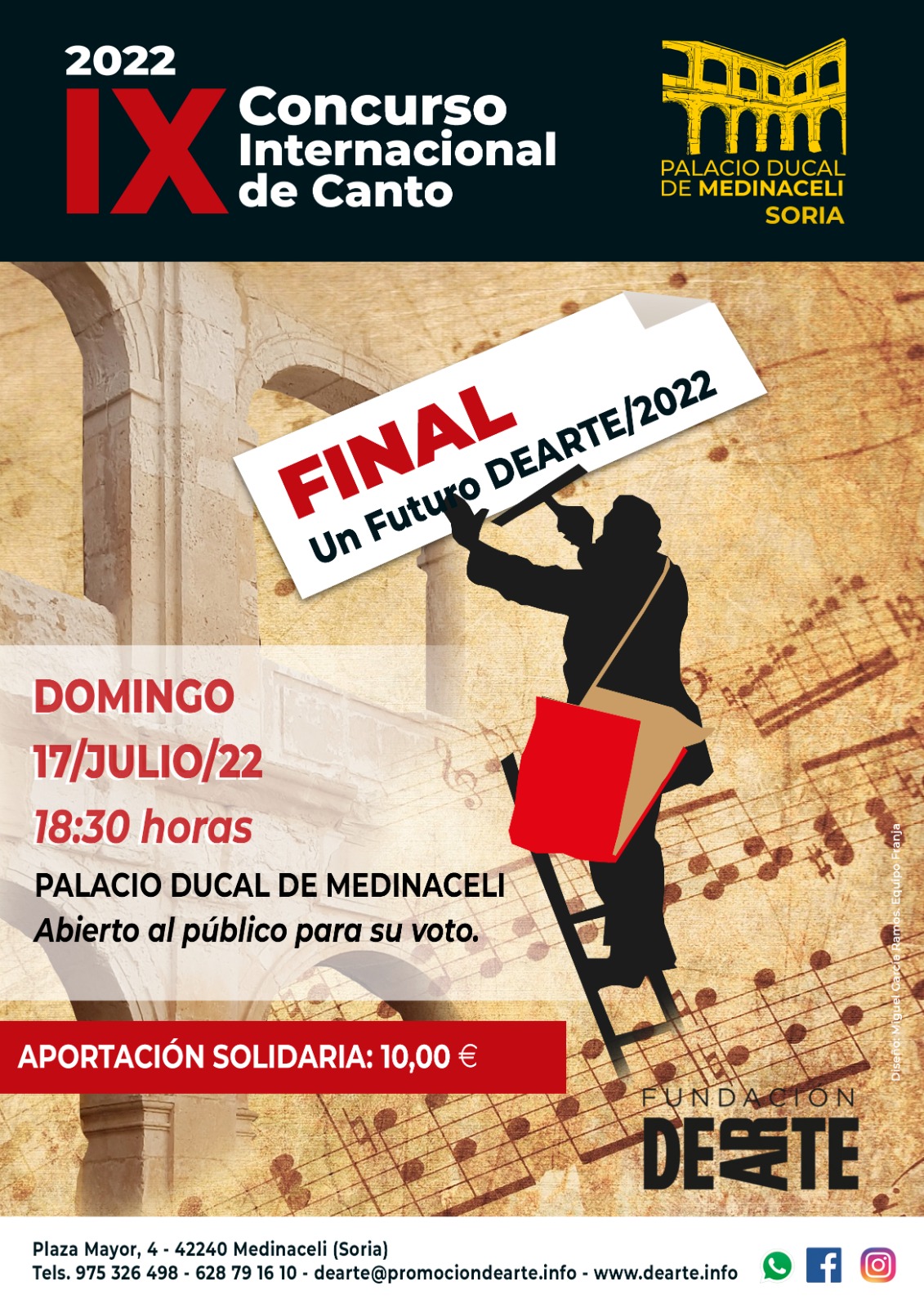 Compiten en Medinaceli, las diez mejores voces de la lírica finalistas de la IX edición del concurso de canto » Un Futuro DEARTE»