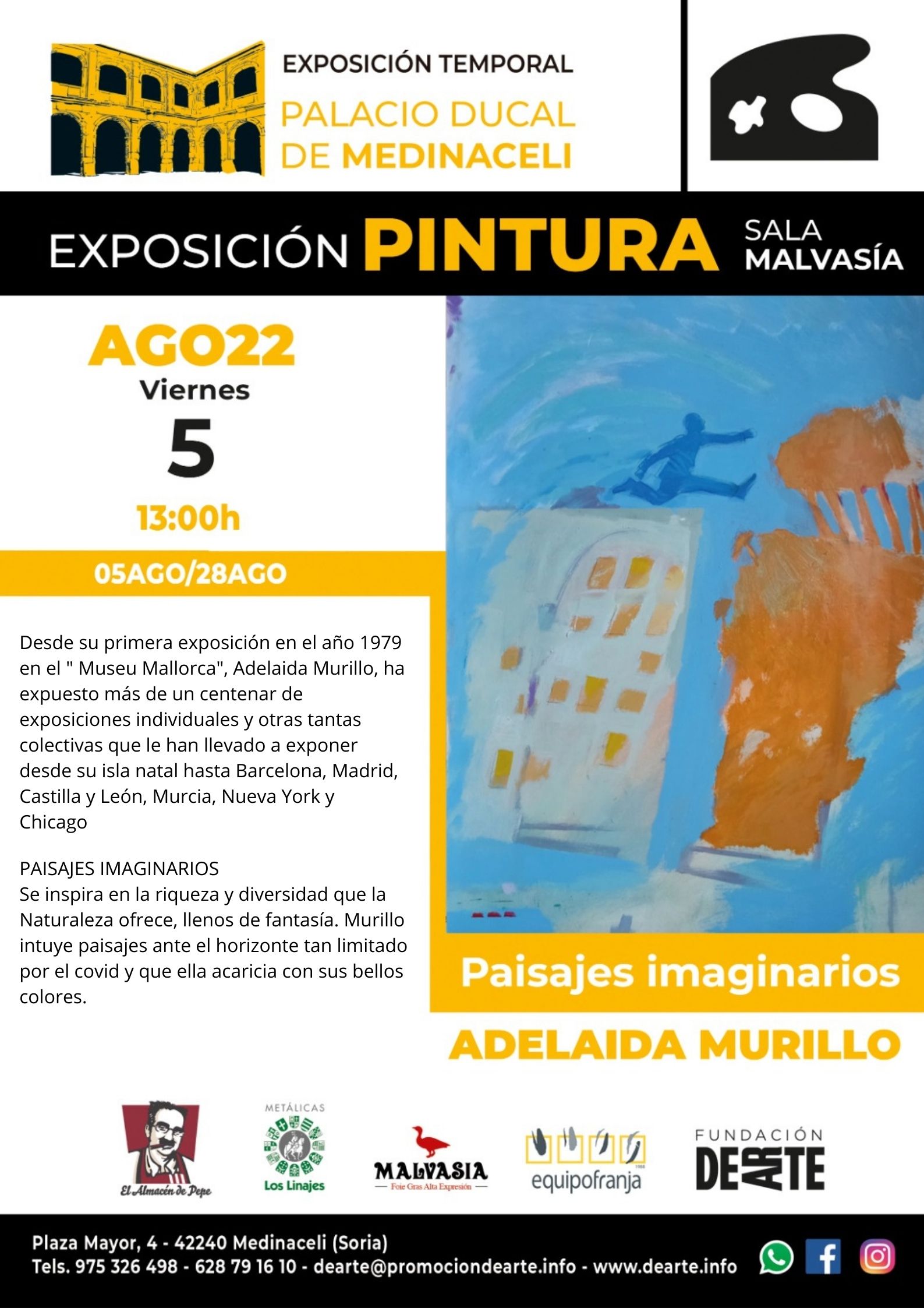 Exposición Temporal Adelaida Murillo ” PAISAJES IMAGINARIOS”