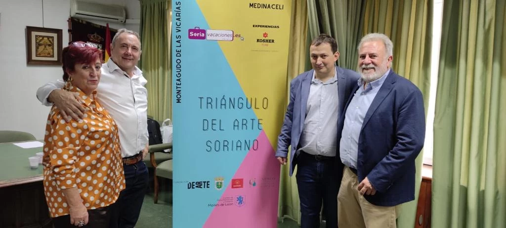 Monteagudo de las Vicarías y Medinaceli se presentan en Madrid como vértices del ” Triángulo del arte soriano”