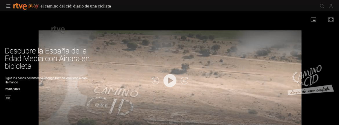 La 2 de TVE estrena el domingo 8 de Enero la serie documental  “El Camino del Cid”: Diario de un ciclista” que mostrará El Palacio Ducal en su itinerario