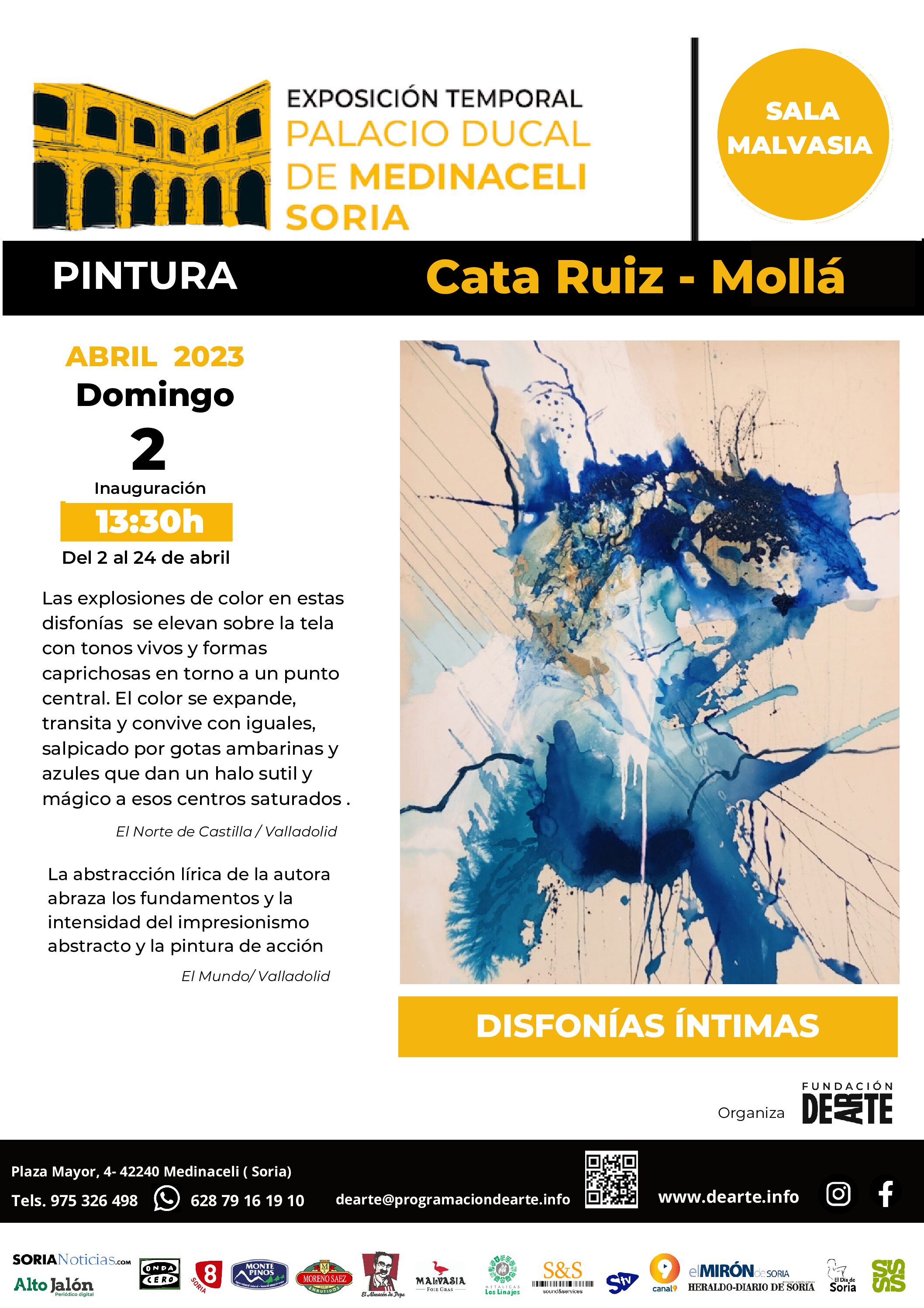 Exposición Temporal Cata Ruiz Mollá ” DISFONÍAS ÍNTIMAS”