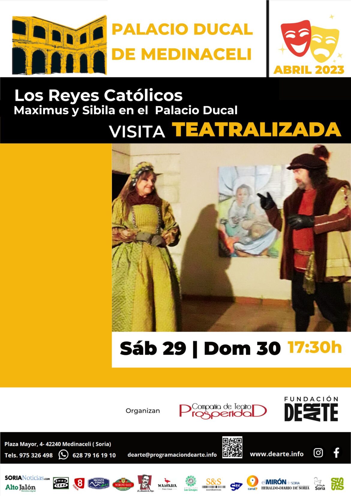 Visita TEATRALIZADA. Los Reyes Católicos . Maximus y Sibila