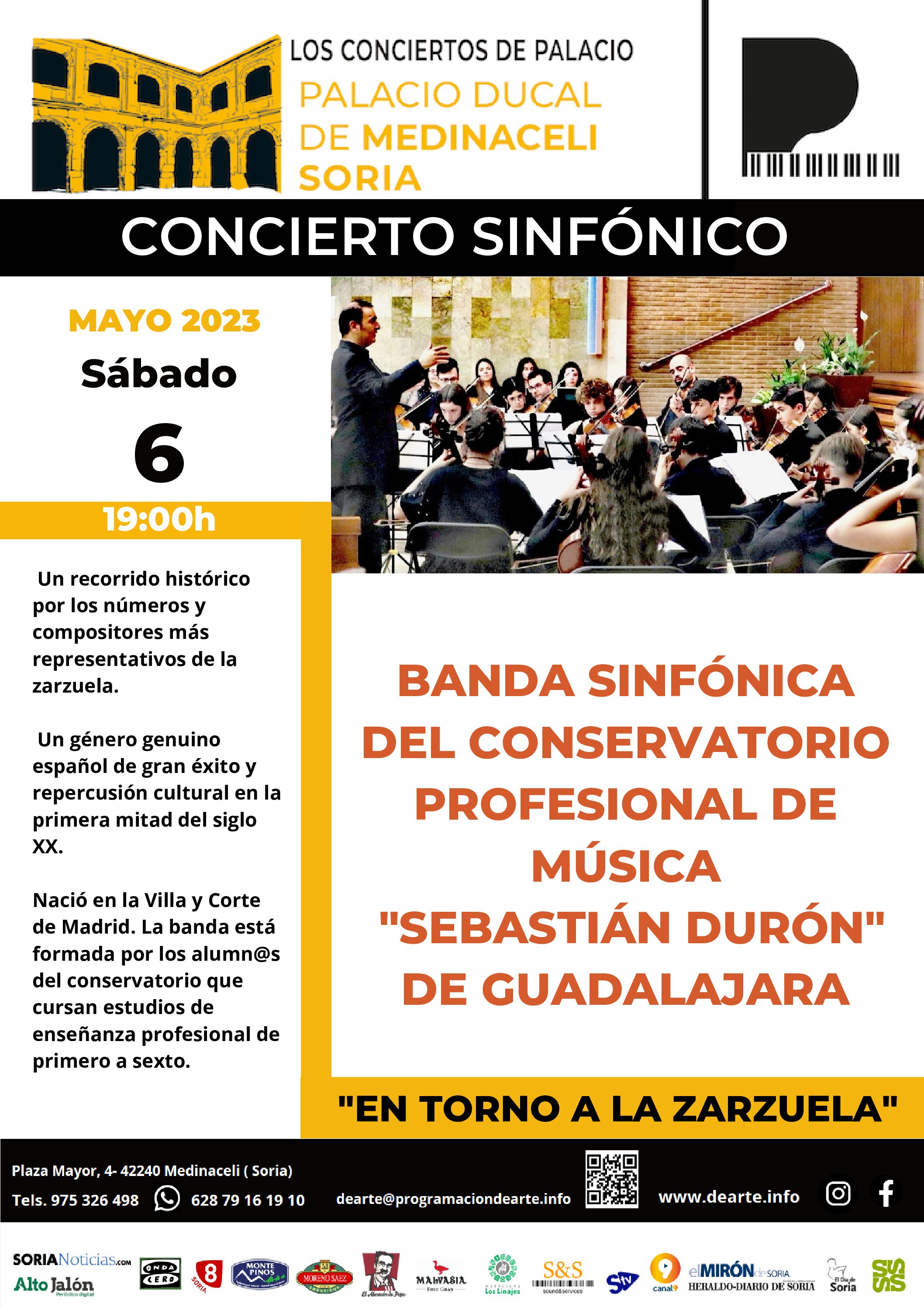 Concierto sinfónico del conservatorio ” Sebastián Durón” de Guadalajara