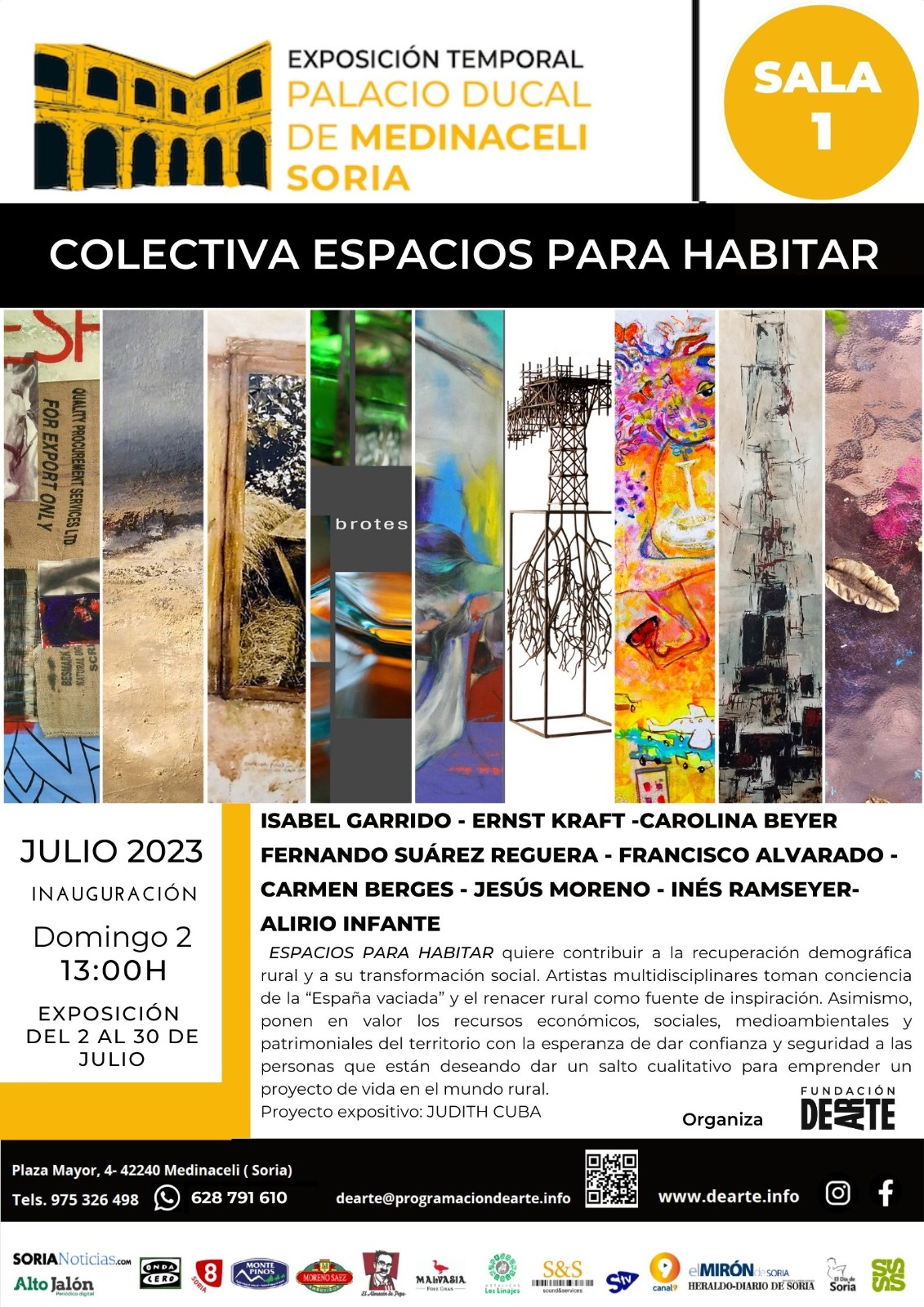 Exposición colectiva ESPACIOS  PARA HABITAR