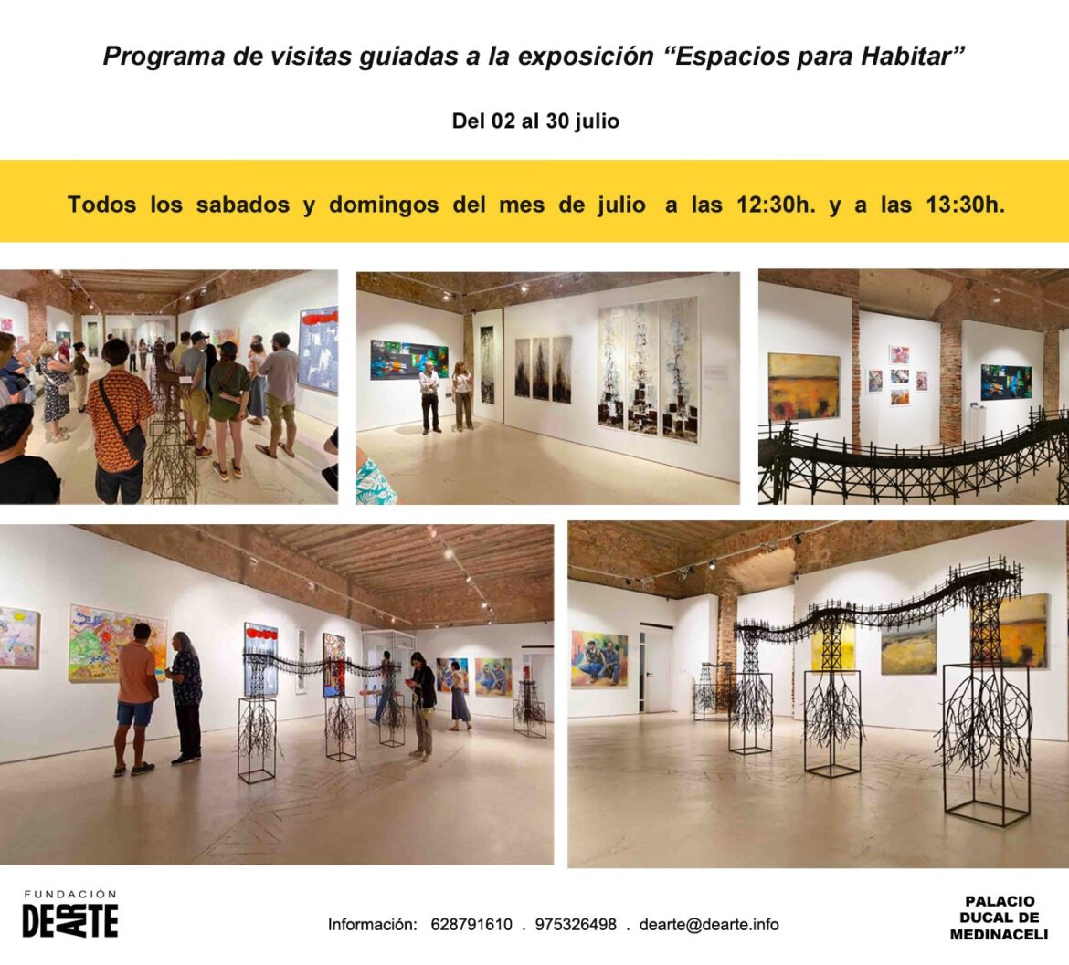 Programa de visitas guiadas a “Espacios para Habitar” exposición en el Palacio Ducal de Medinaceli hasta el 30 de julio