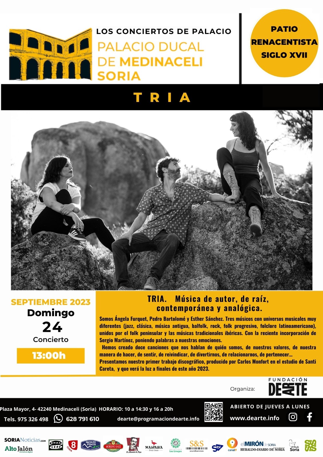 Concierto TRÍA. Música de autor, de raíz contemporánea y analógica