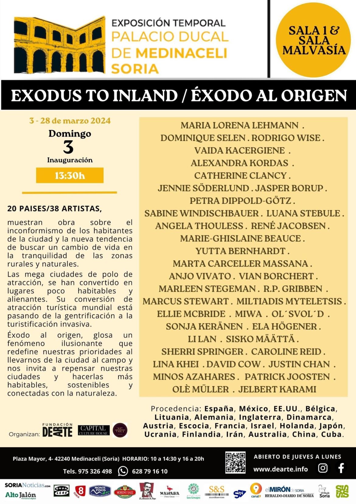 EXPOSICIÓN “EXODUS TO INLAND/ÉXODO AL ORÍGEN”