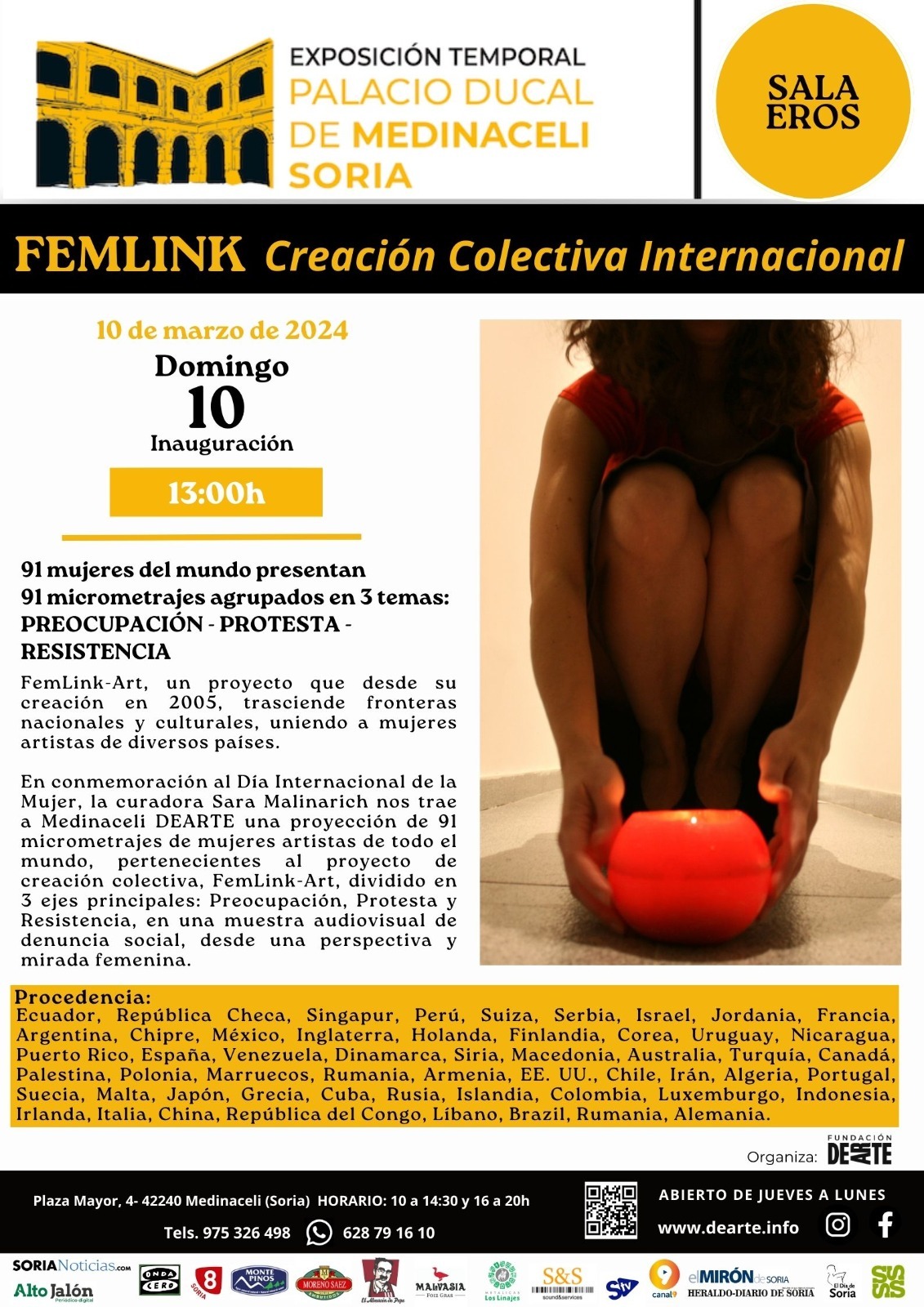 FEM-LINK. CREACIÓN COLECTIVA INTERNACIONAL. Hasta el 13 de mayo de 2024.