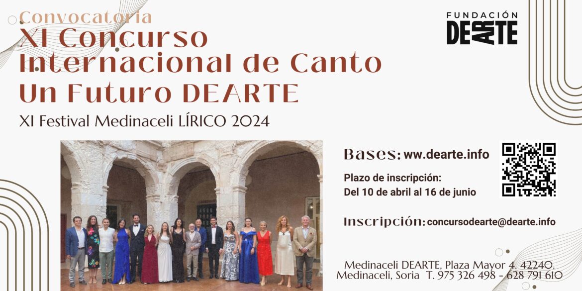 XI Concurso Internacional de Canto “Un Futuro DEARTE”. 2024