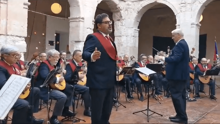 La orquesta ‘Pulso y Púa’ ofreció una noche mágica en el Palacio Ducal de Medinaceli