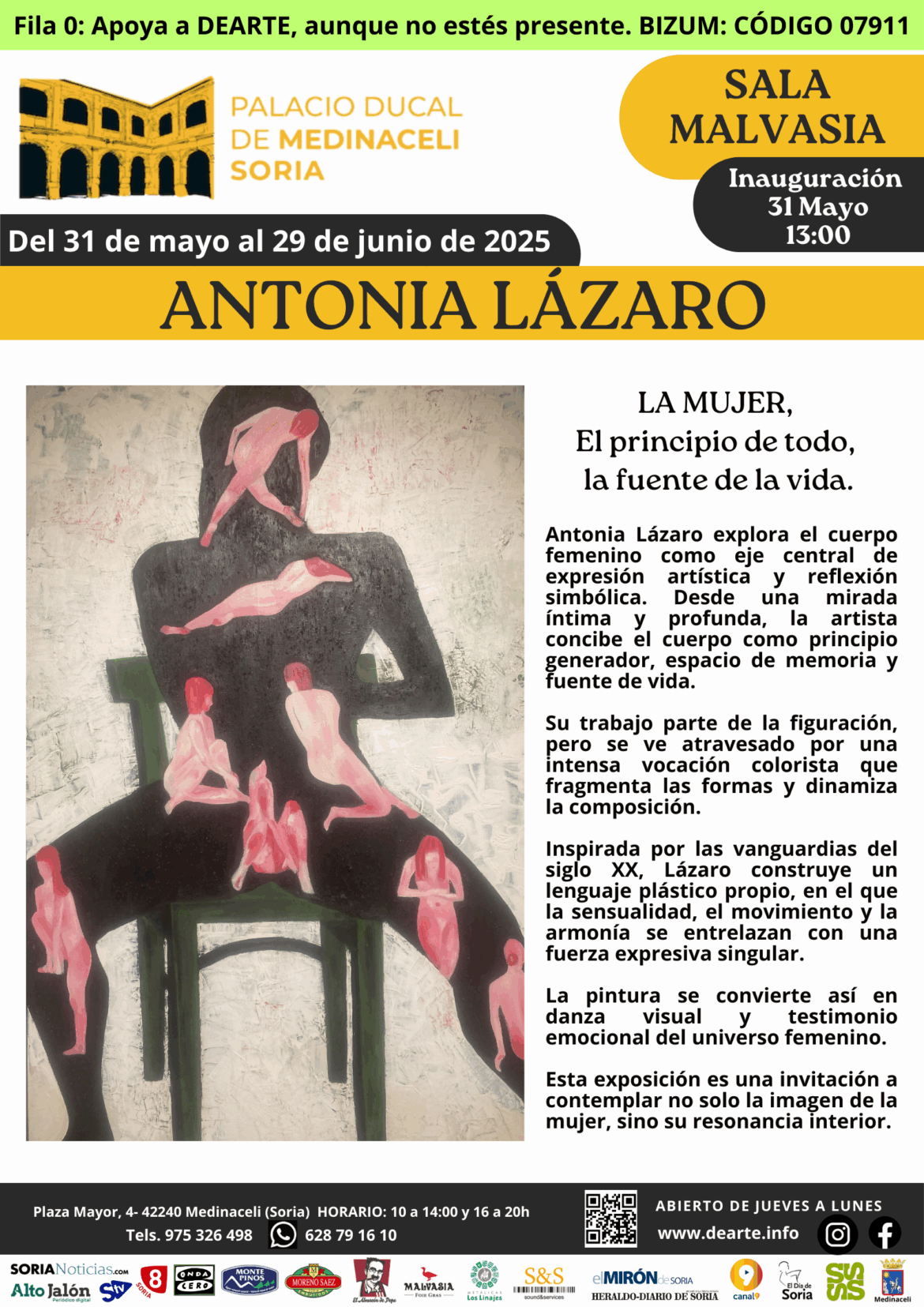 Exposición Antonia Lázaro en el Palacio Ducal Medinaceli
