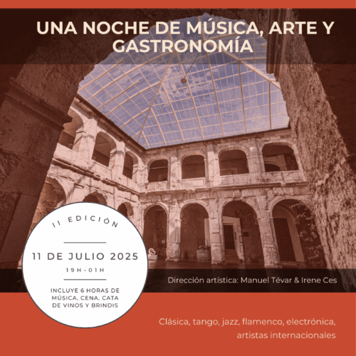 «Clásica sin Límites» 6 h de música con cena y cata de vinos