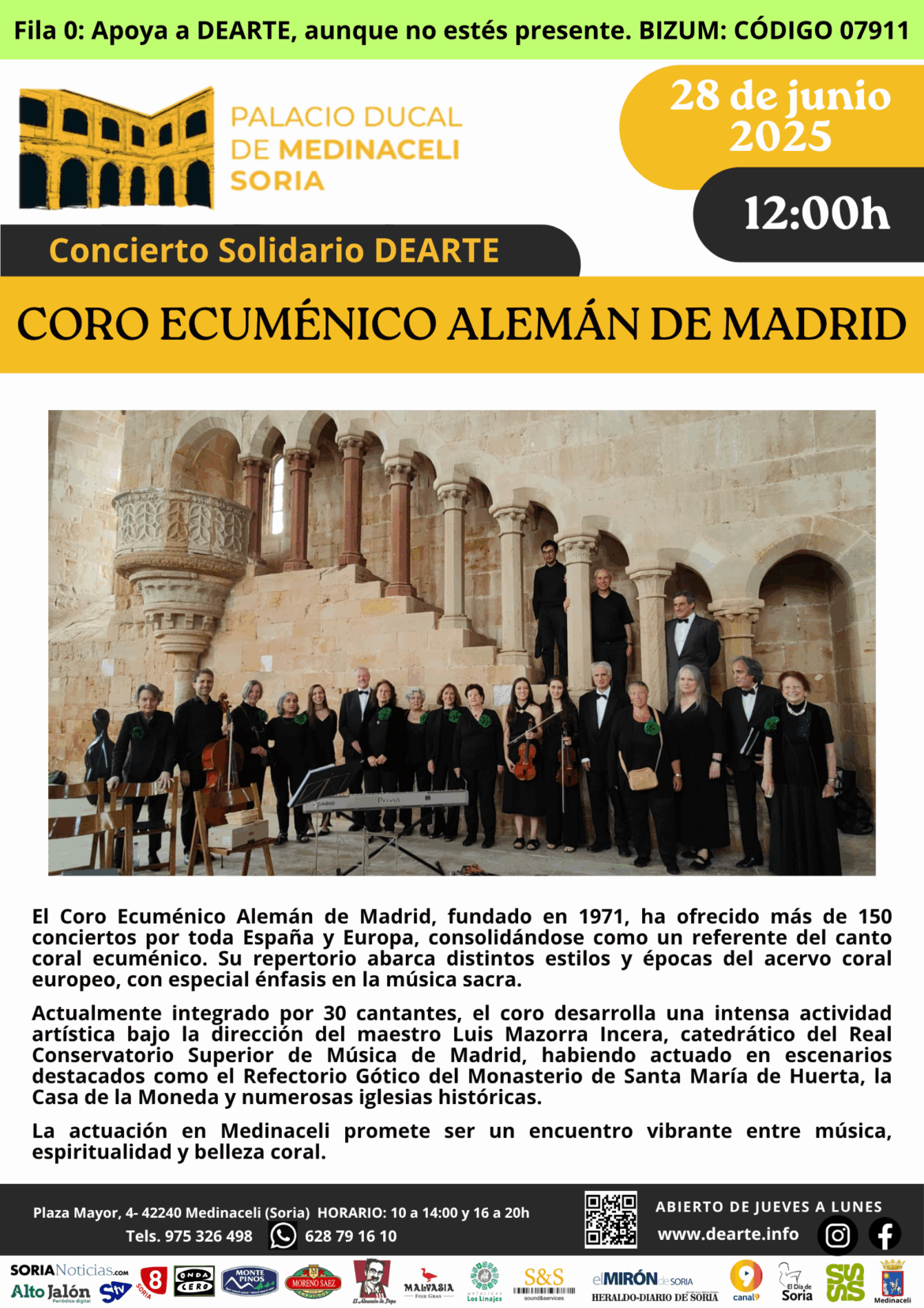 Coro Ecuménico Alemán de Madrid en Medinaceli