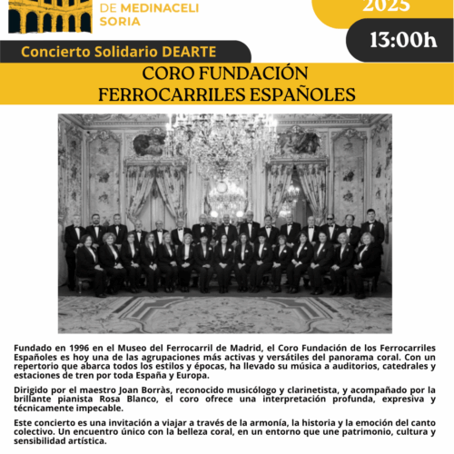 Coro Fundación de los Ferrocarriles Españoles en Medinaceli | Fundación DEARTE