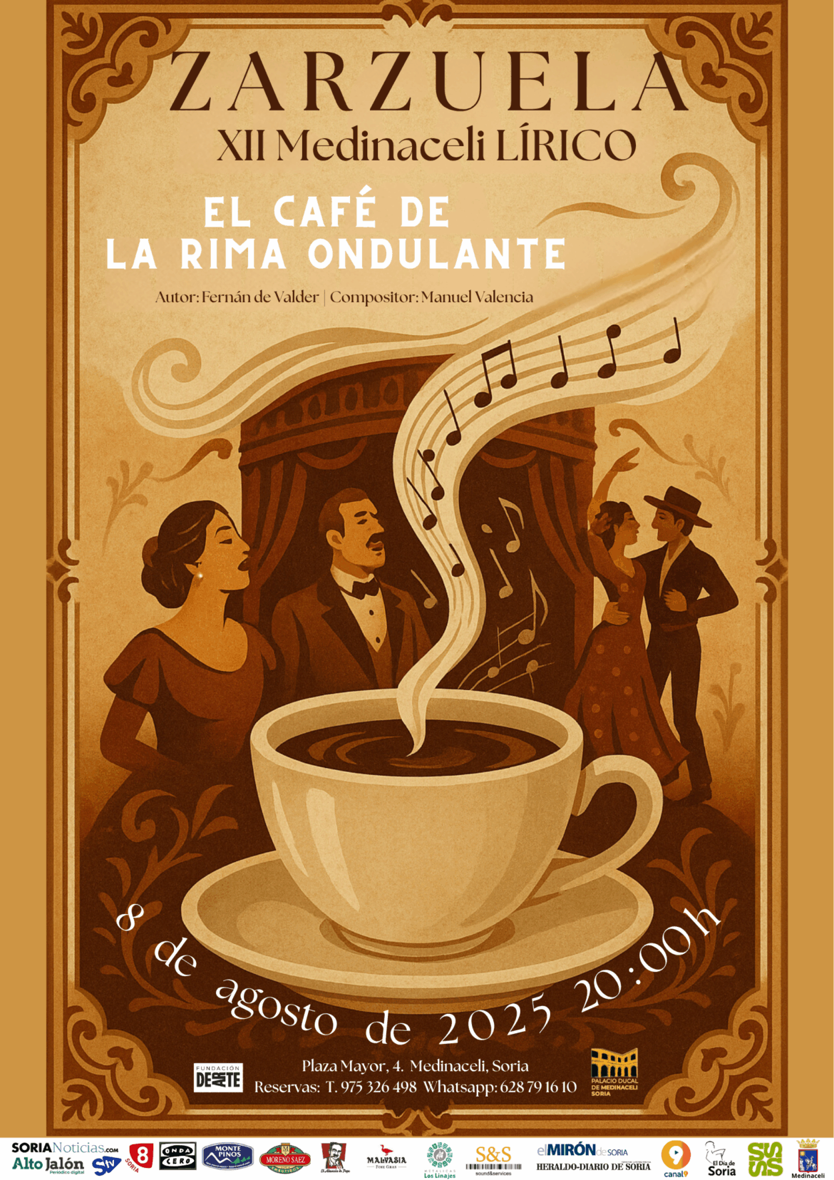 Zarzuela El Café de la Rima Ondulante en Medinaceli