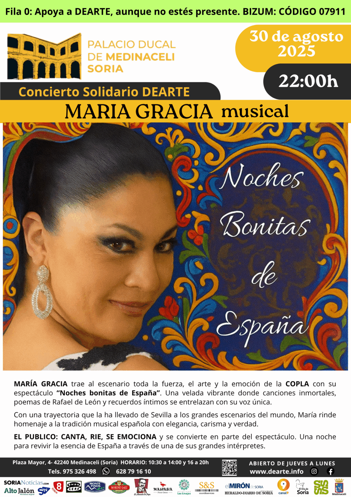 María Gracia Medinaceli | Concierto 2025 en el Palacio Ducal