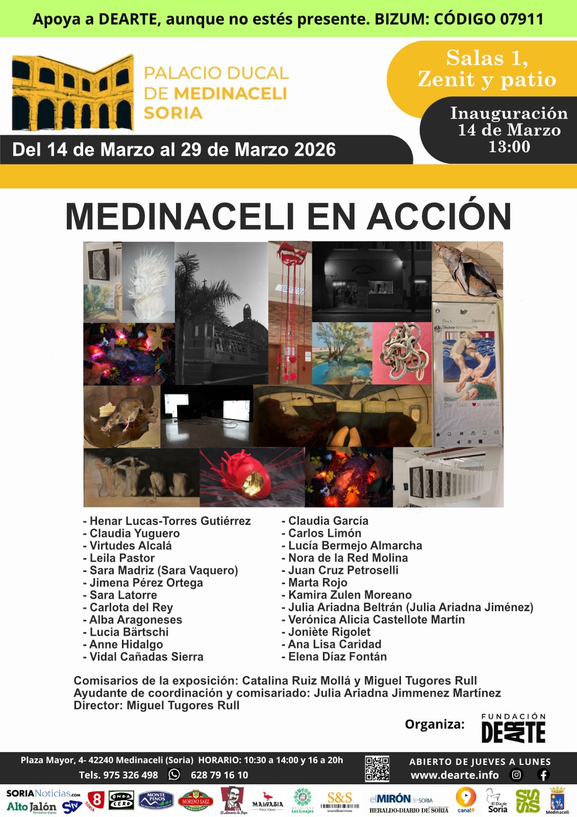 Medinaceli en Acción: alumnos de Bellas Artes de la Complutense exponen “Propuestas Pluridisciplinarias»