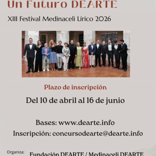 Bases Concurso Internacional de Canto Un Futuro DEARTE 2026