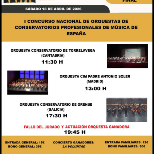 Medinaceli se convierte en capital nacional de la música joven con el I Concurso de Orquestas de Conservatorios