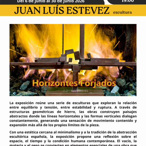 Juan Luís Estevez expone «Horizontes Forjados» en el Palacio Ducal de Medinaceli