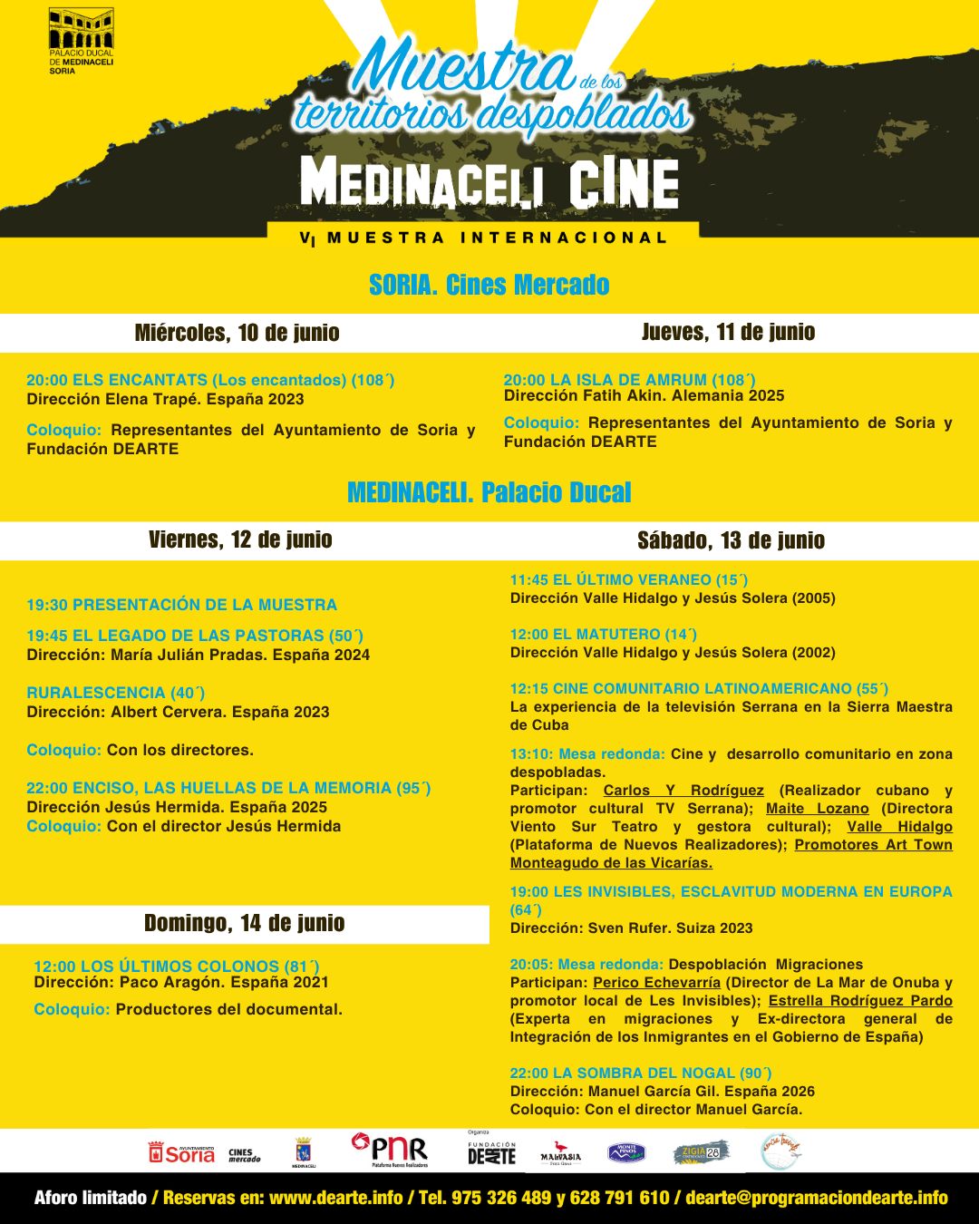 Medinaceli CINE celebra su VI edición y estrena dirección con Javier Polo Brazo