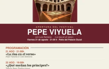 Cartel del VII Festival Medinaceli TEATRO 2026 en el Palacio Ducal de Medinaceli